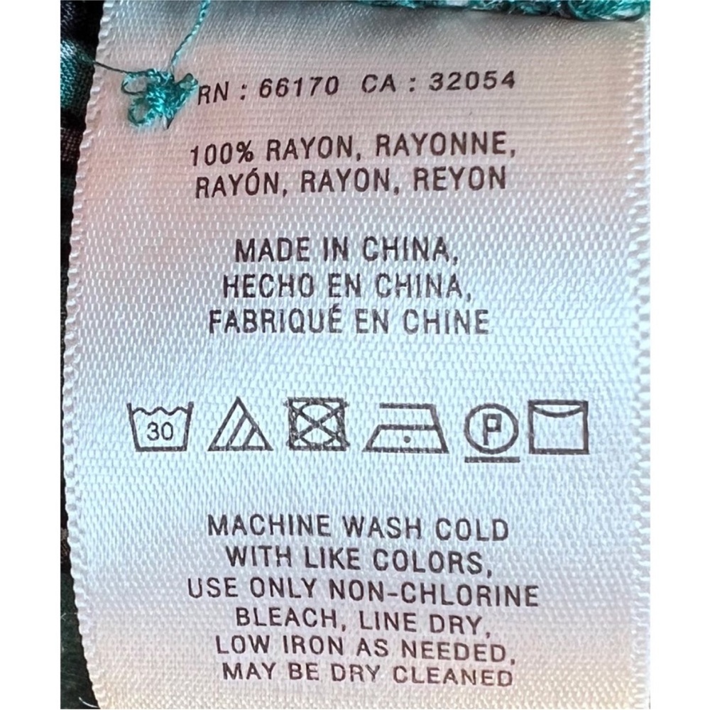 Maeve x Anthropologie | Casia blouse green long sleeve top size 4 - Picture 6 of 6